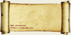 Kristina Bakić vizit kartica